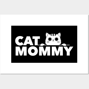 Cat Mom Cute Gift Cat Owner Posters and Art